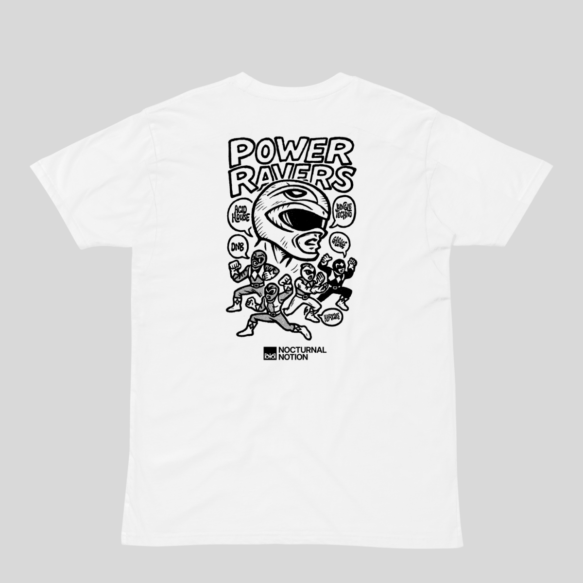 Power Ravers Tee - Nocturnal Notion